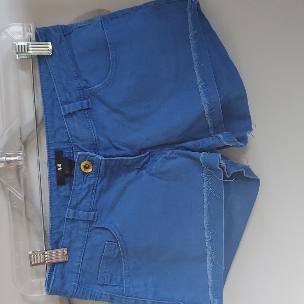 Blue jean shorts